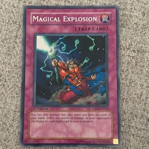 Yu-Gi-Oh Magical Explosion Trap Card